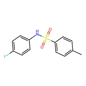 p-Toluenesulfonanilide, 4'-fluoro- structure