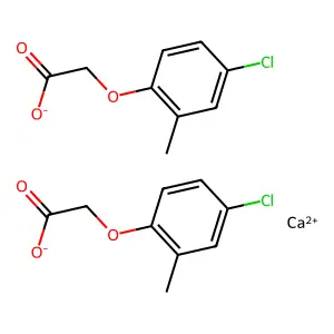 Calcium (4-chloro-2-methylphenoxy)acetate structure
