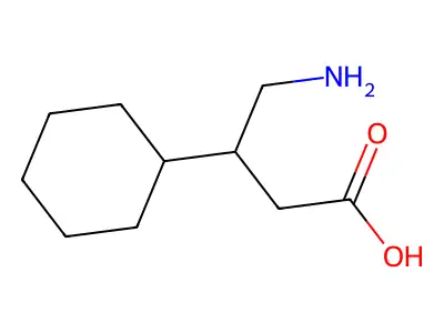 4-Amino-3-cyclohexylbutanoic acid structure