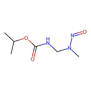 Carbamic acid, ((methylnitrosamino)methyl)-, isopropyl ester structure