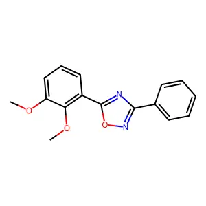5-(2,3-Dimethoxyphenyl)-3-phenyl-1,2,4-oxadiazole structure