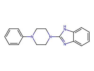 2-(4-phenylpiperazin-1-yl)-1H-benzimidazole structure