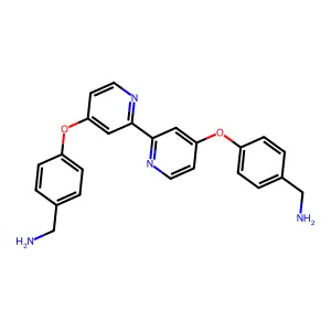 (([2,2'-Bipyridine]-4,4'-diylbis(oxy))bis(4,1-phenylene))dimethanamine structure