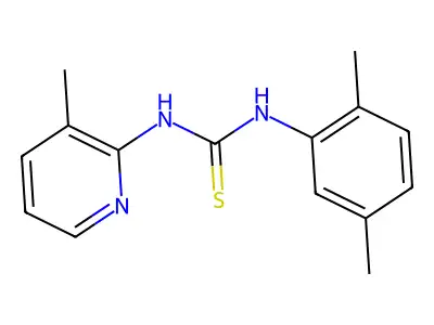 1-(2,5-Dimethylphenyl)-3-(3-methylpyridin-2-yl)thiourea structure