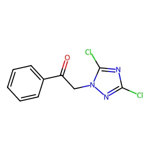 2-(3,5-dichloro-1H-1,2,4-triazol-1-yl)-1-phenylethanone structure