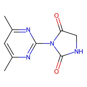 3-(4,6-Dimethylpyrimidin-2-yl)imidazolidine-2,4-dione structure