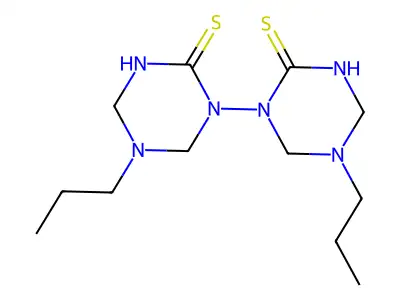5,5'-dipropyl-1,1'-bi-1,3,5-triazinane-2,2'-dithione structure