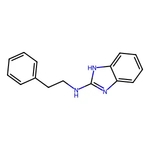 N-(2-phenylethyl)-1H-benzimidazol-2-amine structure