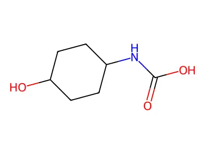 (4-Hydroxycyclohexyl)carbamic acid structure