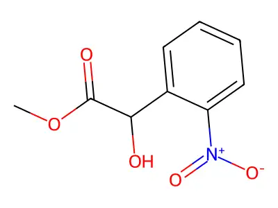 Methyl 2-hydroxy-2-(2-nitrophenyl)acetate structure