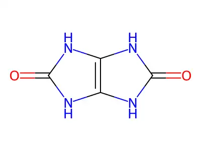 Imidazo(4,5-d)imidazole-2,5(1H,3H)-dione, diacetyltetrahydro- structure