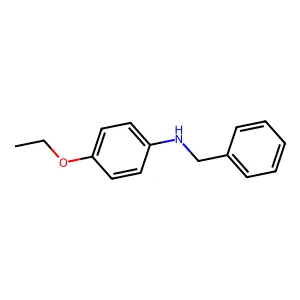 N-benzyl-4-ethoxyaniline structure