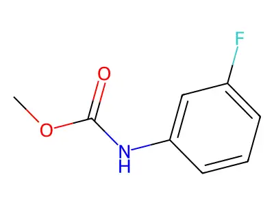 Methyl N-(3-fluorophenyl)carbamate structure