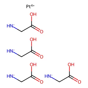 Carboxymethylazanide;platinum(4+) structure