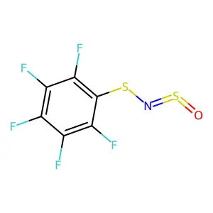 1,2,3,4,5-Pentafluoro-6-(sulfinylamino)sulfanylbenzene structure