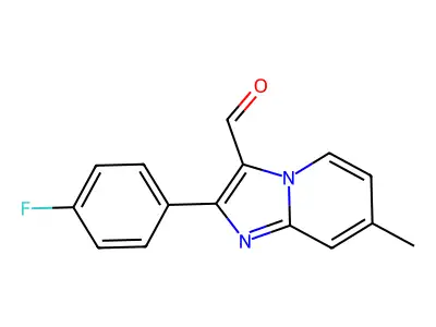 2-(4-Fluorophenyl)-7-methylimidazo[1,2-a]pyridine-3-carbaldehyde structure