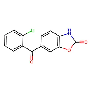 2-Benzoxazolinone, 6-(o-chlorobenzoyl)- structure