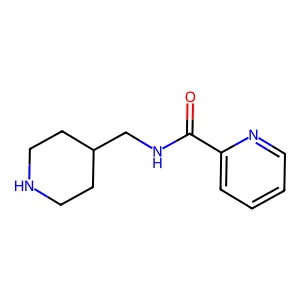 N-(piperidin-4-ylmethyl)pyridine-2-carboxamide structure