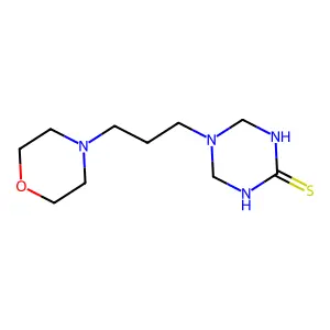 5-(3-Morpholin-4-ylpropyl)-1,4,5,6-tetrahydro-1,3,5-triazine-2-thiol structure