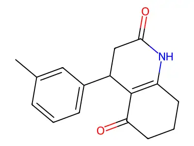 4-(3-Methylphenyl)-1,3,4,6,7,8-hexahydroquinoline-2,5-dione structure