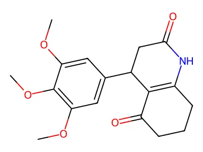 4-(3,4,5-Trimethoxyphenyl)-1,3,4,6,7,8-hexahydroquinoline-2,5-dione structure