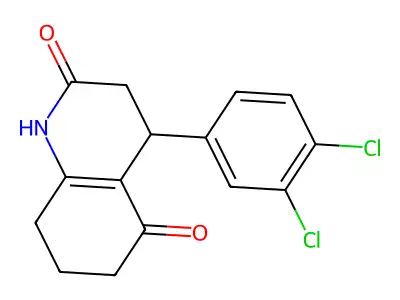 4-(3,4-Dichlorophenyl)-1,3,4,6,7,8-hexahydroquinoline-2,5-dione structure