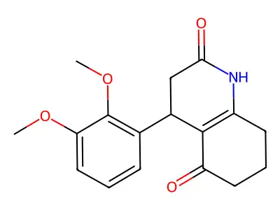 4-(2,3-Dimethoxyphenyl)-1,3,4,6,7,8-hexahydroquinoline-2,5-dione structure
