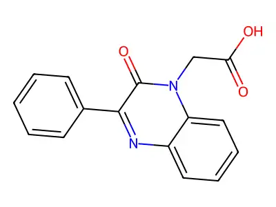 2-(2-Oxo-3-phenylquinoxalin-1(2H)-yl)acetic acid structure