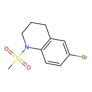 6-Bromo-1-(methylsulfonyl)-1,2,3,4-tetrahydroquinoline structure