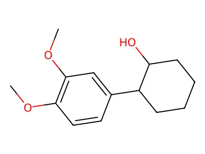 2-(3,4-Dimethoxyphenyl)cyclohexanol structure