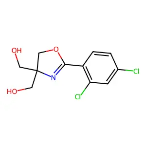 [2-(2,4-Dichlorophenyl)-4,5-dihydro-1,3-oxazole-4,4-diyl]dimethanol structure