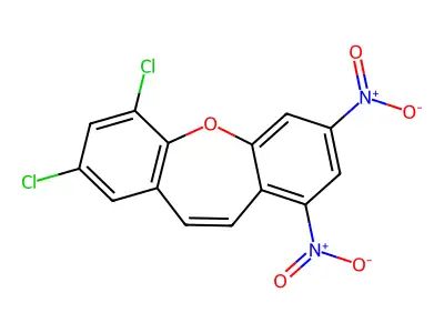 1,3-Dichloro-7,9-dinitrobenzo[b][1]benzoxepine structure