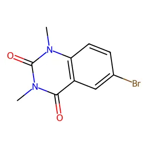 6-bromo-1,3-dimethylquinazoline-2,4(1H,3H)-dione structure