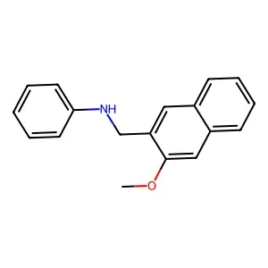 3-Methoxy-N-phenyl-2-naphthalenemethanamine structure