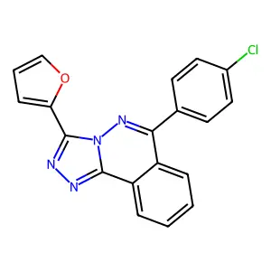 6-(4-Chlorophenyl)-3-(furan-2-yl)-[1,2,4]triazolo[3,4-a]phthalazine structure