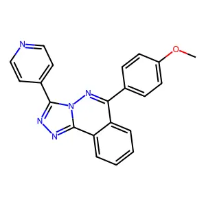 6-(4-Methoxyphenyl)-3-pyridin-4-yl-[1,2,4]triazolo[3,4-a]phthalazine structure