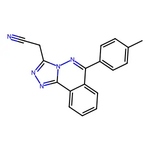 2-[6-(4-Methylphenyl)-[1,2,4]triazolo[3,4-a]phthalazin-3-yl]acetonitrile structure