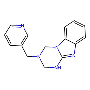 3-(3-Pyridinylmethyl)-1,2,3,4-tetrahydro[1,3,5]triazino[1,2-a]benzimidazole structure