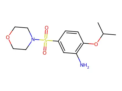5-(Morpholine-4-sulfonyl)-2-(propan-2-yloxy)aniline structure