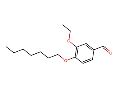 3-Ethoxy-4-(heptyloxy)benzaldehyde structure