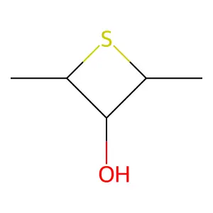 2,4-Dimethylthietan-3-ol structure