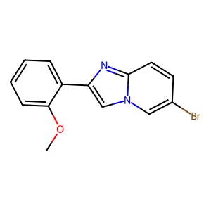 6-Bromo-2-(2-methoxyphenyl)imidazo[1,2-a]pyridine structure