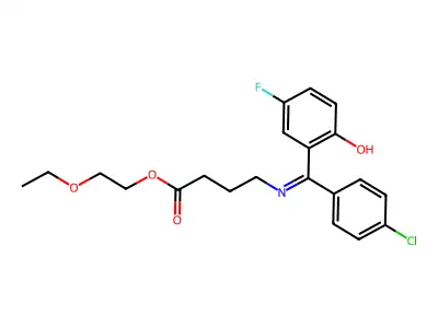 C21H23ClFNO4 structure