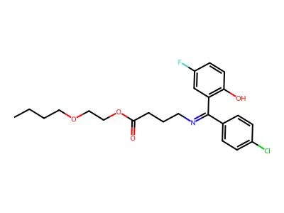 C23H27ClFNO4 structure