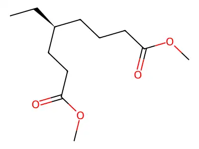 Octanedioic acid, ethyl-, 1,8-dimethyl ester structure