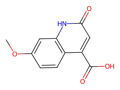 7-Methoxy-2-oxo-1,2-dihydroquinoline-4-carboxylic acid structure
