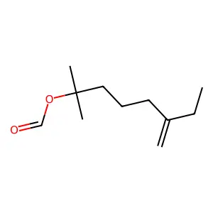 2-Octanol, 2-methyl-6-methylene-, 2-formate structure