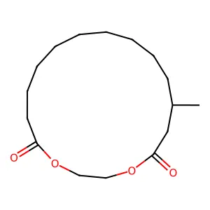 1,4-Dioxacycloheptadecane-5,17-dione, 7-methyl- structure