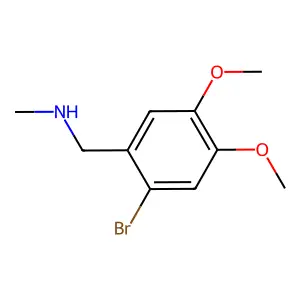 [(2-Bromo-4,5-dimethoxyphenyl)methyl](methyl)amine structure