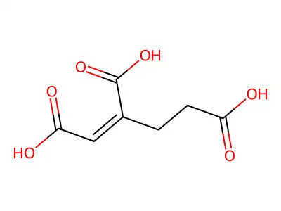 高乌头酸 structure